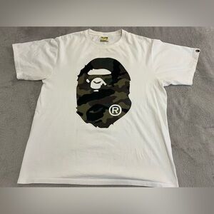 Bape White Camo Shirt